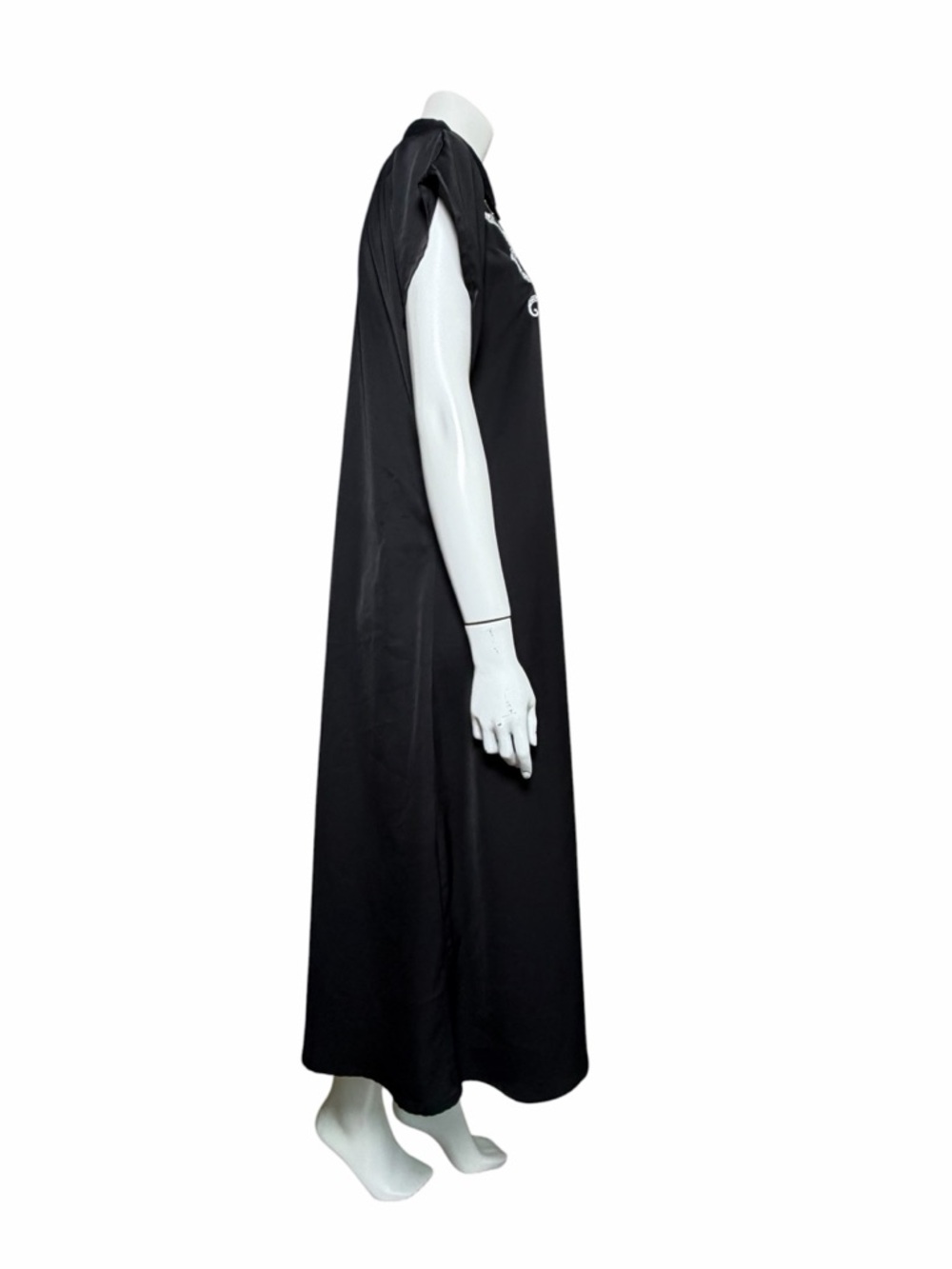 Disturbia Slither Midi Dress Black Snake Embroidered Shirt Dress US 4 - Picture 7 of 13
